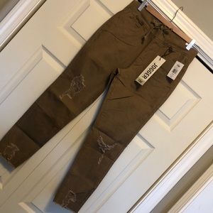 NWT YMI brand joggers. Tan color. Size medium.
